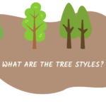 Picture of a brown blob with some tree graphics and then a text overlay that says what are the tree styles?
